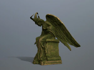Woman Statue 3D Model