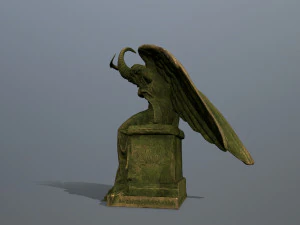 Woman Statue 3D Model