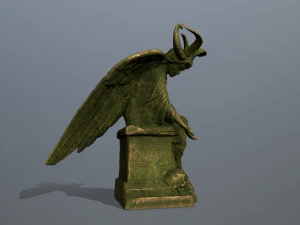 Woman Statue 3D Model