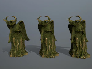 Woman Statue 3D Model