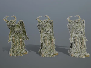 Woman Statue 3D Model