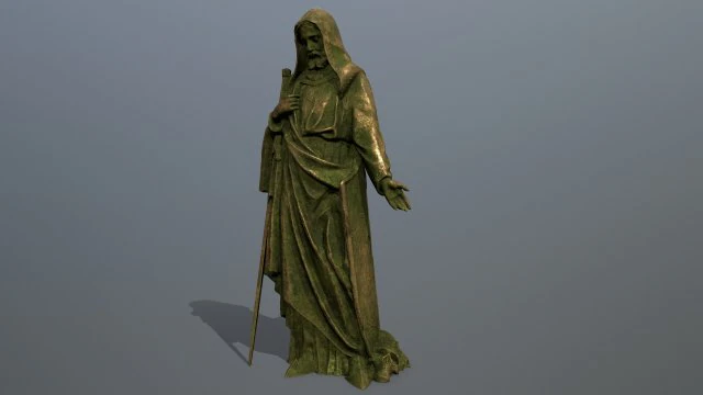 Statue 3D Model .c4d .max .obj .3ds .fbx .stl .blend 