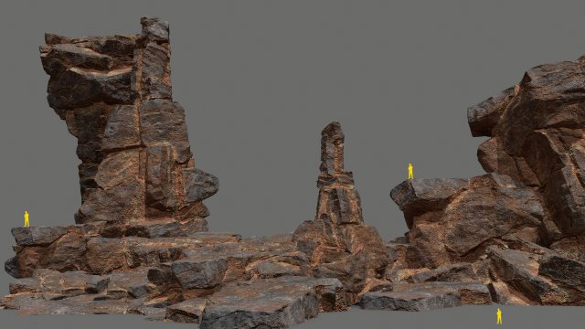 Desert rocks Modèle 3D .c4d .max .obj .3ds .fbx .stl .blend 