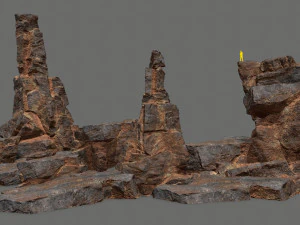 Desert rocks 3D Model