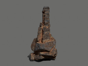 Desert rocks Modèle 3D