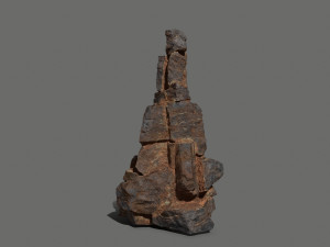 Desert rocks Modèle 3D