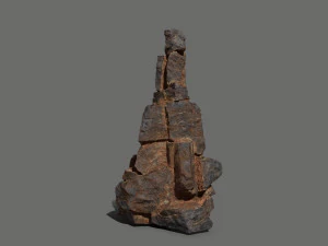 Desert rocks 3D Model