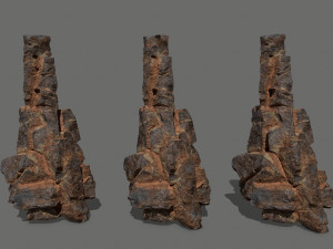 Desert rocks Modèle 3D