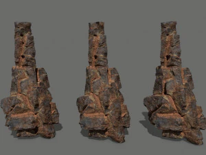 Desert rocks 3D Model