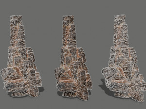 Desert rocks Modèle 3D