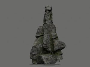 Cliff rocks 3D Model