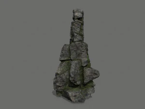 Cliff rocks 3D Model
