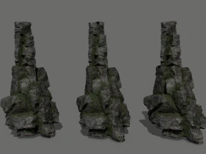 Cliff rocks 3D Model