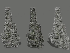 Cliff rocks 3D Model