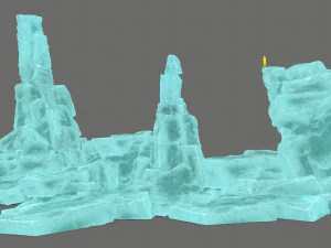 Ice rocks 3D Model