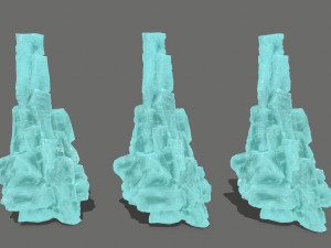 Ice rocks 3D Модель