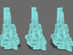 Ice rocks 3D Model