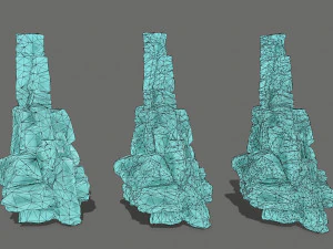 Ice rocks 3D Model