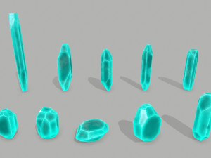 Crystal set 3D Модель