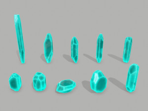 Crystal set Modèle 3D