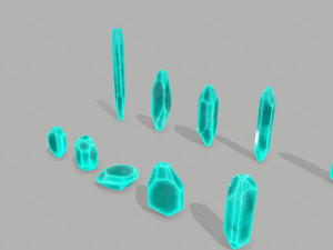 Crystal set Modèle 3D