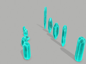 Crystal set Modèle 3D