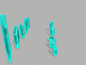 Crystal set Modèle 3D
