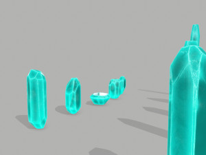 Crystal set Modèle 3D