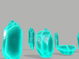 Crystal set Modèle 3D