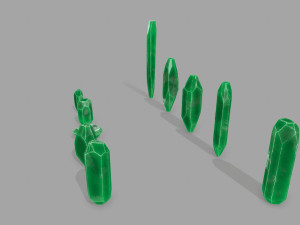 Crystal set 3D Model