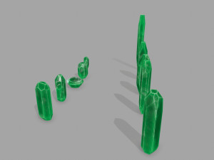 Crystal set 3D Model