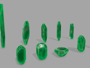 Crystal set 3D Model