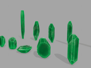 Crystal set 3D Model