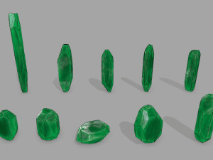 Crystal set 3D Model