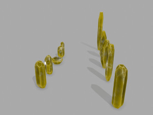Crystal set 3D Model