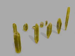 Crystal set 3D Model