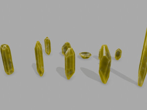 Crystal set 3D Model