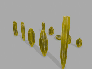 Crystal set 3D Model