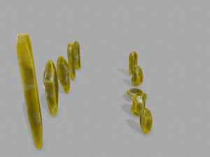Crystal set 3D Model