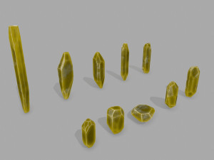 Crystal set 3D Model