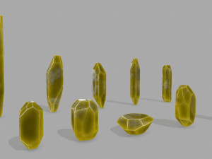 Crystal set 3D Model