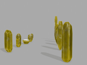 Crystal set 3D Model