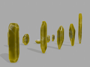 Crystal set 3D Model