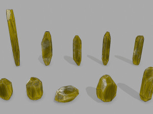 Crystal set 3D Model