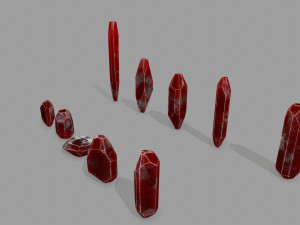 Crystal set 3D Модель