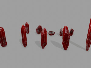 Crystal set 3D Модель
