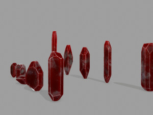 Crystal set 3D Модель