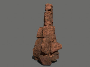 Desert rocks 3D 모델