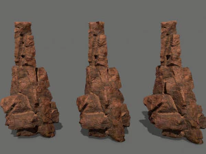Rocce del deserto Modello 3D