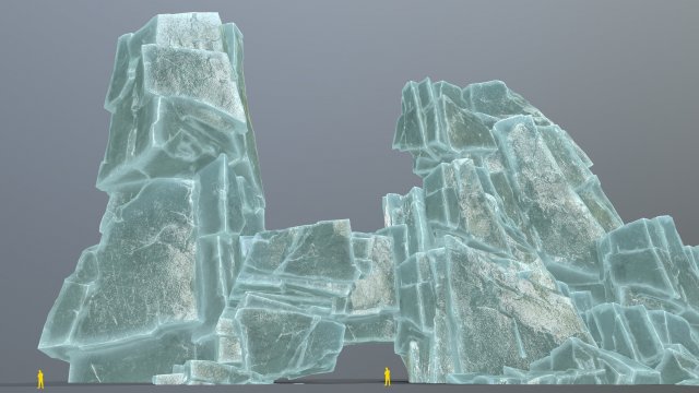 Ice rocks Modèle 3D .c4d .max .obj .3ds .fbx .stl .blend 